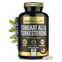 Turkesterone Tongkat Ali für Männer und Frauen – 2-in-1 Natürliche Testosteron Unterstützung für Energie und Fitness - Hochpotenz Turkesterone Ergänzung für Männer mit Tongkat Ali – Pure Non-GMO Formel