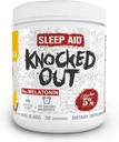5% Nutrition Rich Piana ha eliminato la polvere naturale di aiuto al sonno | Post-Workout Recovery & Deep Sleep Supplement | GABA, Melatonina, camomilla, tirosina, 5-HTP, & More | 30 Servings (Tele di limone di miele)