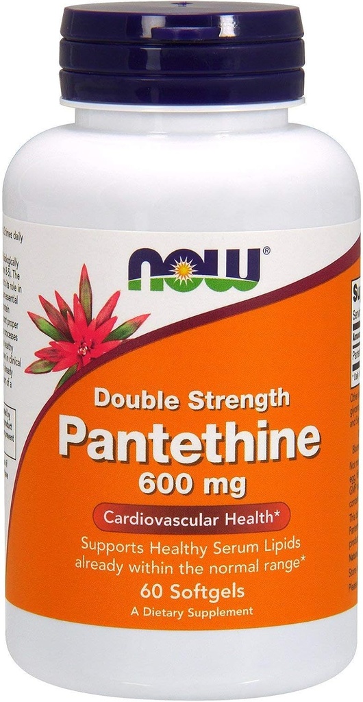 Pantethine, 600 mg, 60 SGELS von Now Foods (Pack von 4)