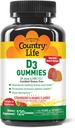 Country Life Erdbeere & Orange D3 Gummis, 120 CT