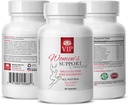 Mood Swings Supplements - Women's Support Complex Natural - Black Cohosh and sage, Menopause Supplements for Women, Red Clover, Beato Thistle, Regolatore mestruale, Radice di liquirizia, 1 Bottiglia 60 Caps