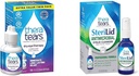 TheraTears Sec Eye Therapy Lubrifiant gouttes pour les yeux secs, 1 fl oz bouteille Twin Pack & SteriLid nettoyage des paupières et lavage du visage, pour les yeux irrités, 2 fl oz spray