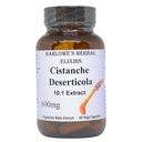 Barlowe Kräuter Elixier Cistanche Extrakt | Cistanche Deserticola | 10:1 | 600 mg pro Kapsel | 60 Veggie Kapseln | Stearate freie Glasflasche | Non GMO