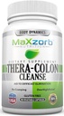 MaXzorb Nutrition Maxzorb Thera-Colon Cleanse: Supporto Digestivo Gentle per uno stile di vita più sano, bilanciato - 90 capsule