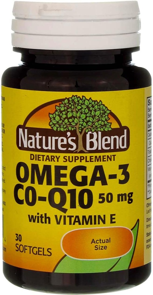 Co-Q10 et Omega-3 30 gels