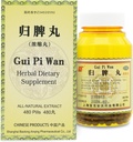 GUI-Pi Wan Kräuter-Ergänzung Pille 480 Ct (60 Servierungen, Economy Size) - 丸≠ traditionelle chinesische Formel für Spleen-Unterstützung