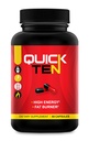 Quick Ten - Meilleures pilules de perte de poids - Booster de métabolisme naturel, Suppresseur d'appétit, pilules de brûleur de graisse - pilules de régime Premium pour les femmes et les hommes - Energy and Focus Blend - 60 Capsules