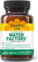 Country Life Water Factors - con Potassium e B6 per Electrolyte Balance - 60 compresse
