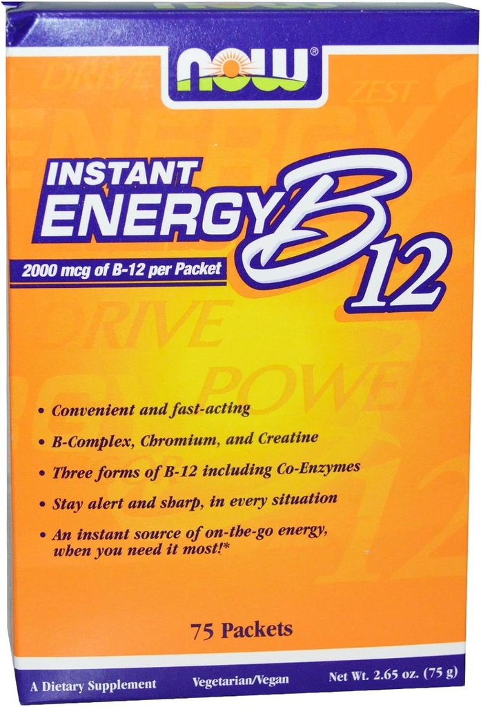 Alimentations actuelles - B-12 Packets d'énergie instantanée 75/Box