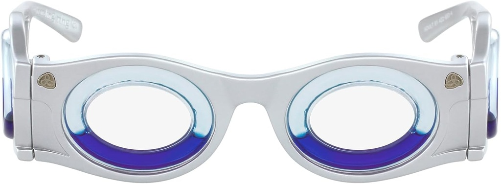 Boarding Glasses - Motion Sickness Glasses - Original Technology Against Sea Sickness and Car Sickness - Effektive in Minutes - 100% Natural (Silber)