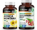 BIO KRAUTER Arnica Montana 100 capsule & Sarsaparilla Root 250 capsule