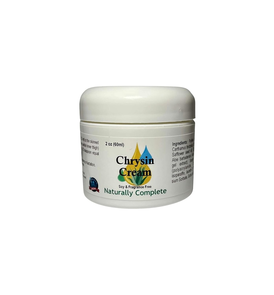 Chrysin Cream | Für Männer und Frauen 2 Unzen. Ja