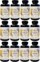 Aloha Medicinals Pure Cordyceps, Certified Organic Mushroom Supplement, unterstützt Immunität und Energie, Packung von 12, 90 Kapseln Jede