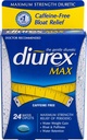 Diurex Max Water Caplets Koffein kostenlos - 24 Caplets, Packung mit 2