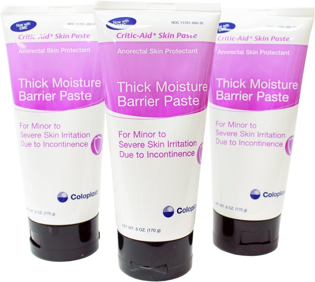 Critic-Aid Skin Paste - Skin Protectant/Barrier Paste 6 oz Tube (Pack mit 3)