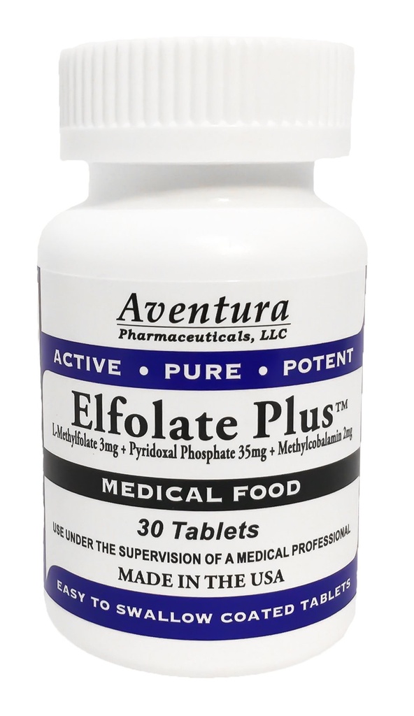 Plus® 3mg L-metilfolato Methylfolate Methylfolate Medical Food Supplemento professionale resistenza attiva puro Potent 30 compresse