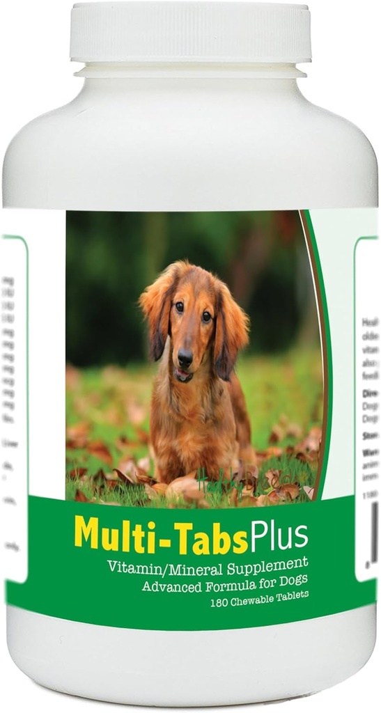 Gesunde Rassen Dachshund Multi-Tabs Plus Kautabletten 180 Count