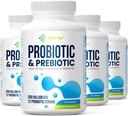 Probiotici per donne e uomini, 300 miliardi di CFU Probiotici da 12 Strains Probiotici, Organic Prebiotics Blend, Integratore Probiotico per Gut Immune & Digestive Health, Shelf Stable, 240 Capsule