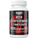1400mg Beta Ecdysterone e Turkesterone Supplementi, Massimizzato 98% Beta Ecdysterone & 20% Turkesterone Estratto per massa muscolare, forza, sintesi proteica, 60 capsule