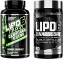 Nutrex Research Lipo-6 Cleanse & Detox per la perdita di peso e Lipo-6 Hardcore Supplement, Supporta il metabolismo