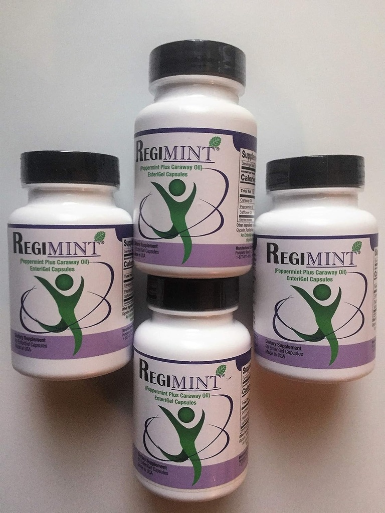 Pfefferminzöl Plus Caraway Enteric Caps. IBS (4 Flaschen)