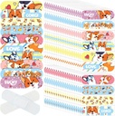 Patelai 300 Stücke Kids Bandages Bulk 10 Styles Kinder Adhesive Flexibel Bunte niedliche Cartoon Bandages Wasserdichte atmungsaktive Aufkleber Schutz Pflege Schnitte für Mädchen Jungen(Dog)