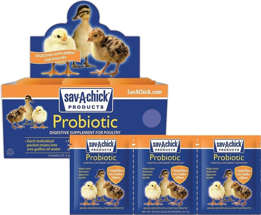 Sav-A-Chick Probiotic 3 Pakete .17oz