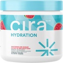 Cira Hydration Powder (45 Servings) - Miscela di bevanda elettrolita con sale himalayano per il sollievo e il recupero disidratazione - Zucchero di anguria