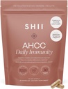 SHII AHCC Immunity giornaliero, 10 giorni di alimentazione – Vegan, Gluten Free Immune Support Supplemento con AHCC, Immune System Support da Funzionali funghi Shiitake, promuove la risposta immunitaria e la salute cellulare