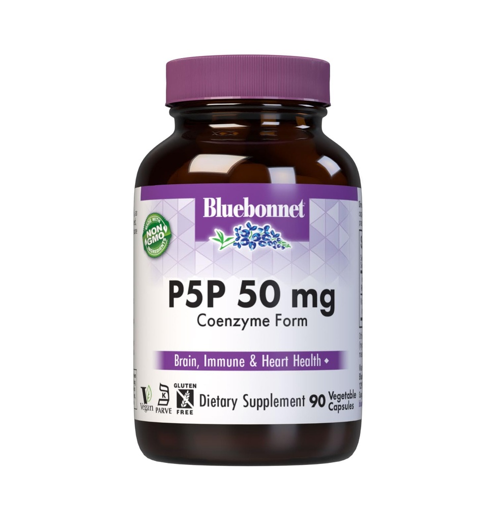 Bluebonnet Nutrition - CellularActive P-5-P 50mg - 90 Vegetarische Kapseln