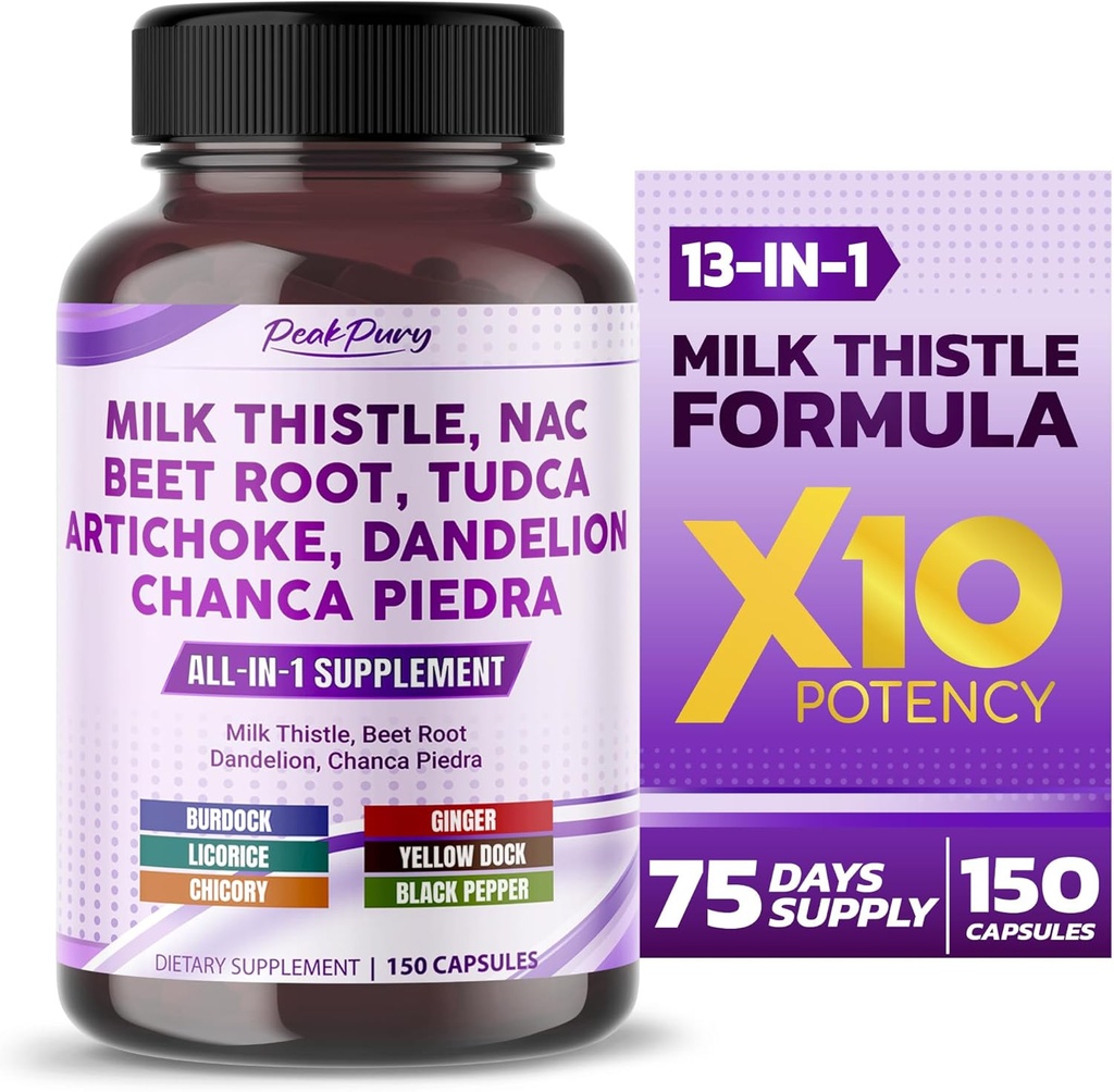 Milk Thistle NAC Beet Root Artichoke Dandelion - Made in USA