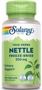 SOLARAY Nettle Leaf Freeze Getrocknet, Veg Cap (Btl-Plastic) 300mg | 100ct