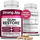 Gum Restore - Gum Care + Teeth Vitamins - Gum Health & Oral Health - Supporti Ricreazione Gums & Gum Care - Vitamine dentali per adulti – 180 Capsule, Non-GMO Gum Salute Integratori