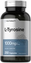 Horbäach L-Tyrosine 1000mg. 250 Capsules.