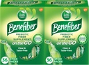Benefiber On The Go Prebiotic Fiber Supplement Powder for Digestive Health, Daily Powder, Unflavored Stick Packs - 36 Sticks (Pack of 2)