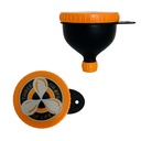 Funnel di stile di vita attivo, migliori integratori proteici per integratori pre e post allenamento, riempimento N Go, adatta bottiglie di acqua per liquidi (1, 230ML)