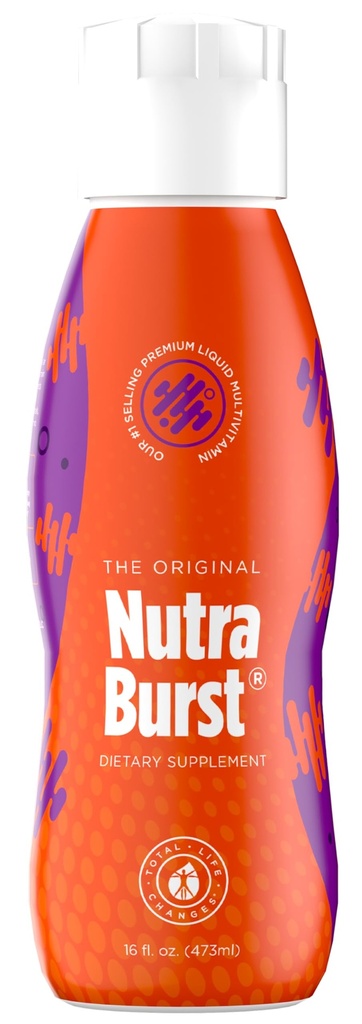 Total Life Changes NutraBurst - Multivitamine liquide, soutien nutritionnel quotidien, emballé avec des vitamines essentielles et minéraux, 16 fl. oz