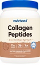 Nutricost Collagen Peptides Powder 1LB (454 G) (Salted Caramel) - Grass Fed Bovine Collagen Hydrolysate