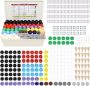 RELIANCER Kit de modèle moléculaire,419PCS Ensemble de chimie moléculaire organique avec/atomes et liens,Kit de construction de structures moléculaires pour l'apprentissage de la chimie,Kits scientifiques STEM pour les enseignants,étudiants,jeunes scientifiques