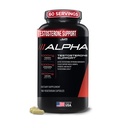 Alpha JYM Testosteron Support | Männliche Vitalität, Hormonoptimierung, Ashwagandha, Fenugreek, Eurycoma, Damiana, Quercetin, DIM | JYM Supplemental Science | 180 Vegetarische Kapseln