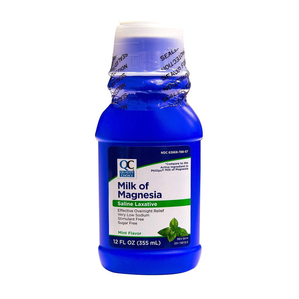 Choix de qualité Lait de magnesie Saveur de menthe 12 Fl Oz (paquet de 6)