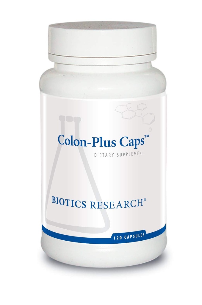 BIOTICS FORSCHUNG Colon Plus Capsule, Verdauungsgesundheit, lösliche, unlösliche Faser, Abführmittel, Linderung von Verstopfung, Regelmäßigkeit, Herzgesundheit, mikrobielle Balance, Darmflora 120 Kapseln