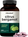 Citrus bergamasco 5.000 mg Equivalente, 240 capsule veggie | Extra Forza 25:1 Estratto di frutta – Alto livello antiossidante – Integratore di supporto cardiaco e immunitario – Vegan, Non OGM