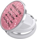 Nipichsha Pill Box, Piccolo Caso Pillola per il Purse & Pocket, Cute Travel Medicine Organizer, Portable Medicine Container Holder to Holding Vitamins, Medication, Fish Oil & Supplement, Work Hard