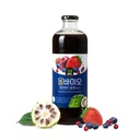JAVA NONI JUICE EXTRACT con 7 BERRY BLEND - 33.8 fl oz (1L) Bottiglia - 100% Pure Resveratrol & Fermented by ALLBIO