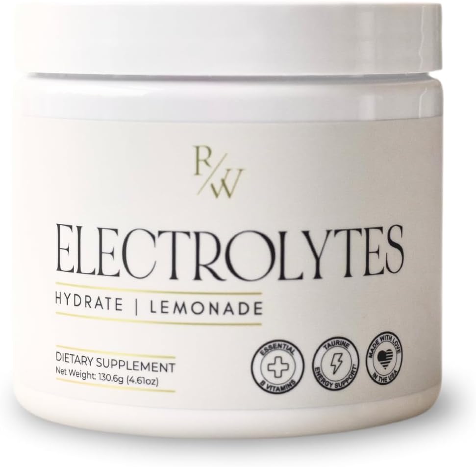 Limonata Idratazione Elettrolita Bere Miscela Polvere + B Vitamine | Ricompone minerali essenziali, 20 Scoops, 4.6 oz