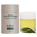 Miscela multivitaminica a base vegetale B.WILD – Refreshing Peach Green Tea with Prebiotics, Probiotics & Adaptogens for Gut Health & Stress Support – 30 Servings – Vegan, senza glutine