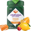 Vitafusion Soft Chews Immununterstützung (1), Adult Chewable Vitamin C für Immununterstützung, Individuell Wrapped, Citrus Fusion Flavor, 30 Chews, 30 Tage Versorgung