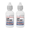 GeriCare Saline Nasal Spray 1.5 FL OZ Feuchtigkeitsspendendes Spray Natriumchlorid 0,65% (Packung von 2)