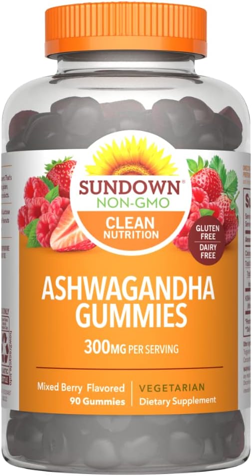Sundown Ashwagandha Gummis, 90 Count